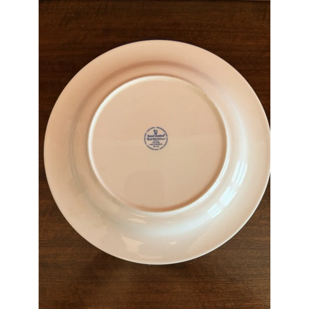 4 Royal Doulton Real Old Willow 10.5